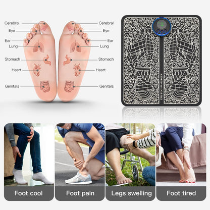 Rechargeable Portable Foot Intelligent Massage Pad - Tucan Trading