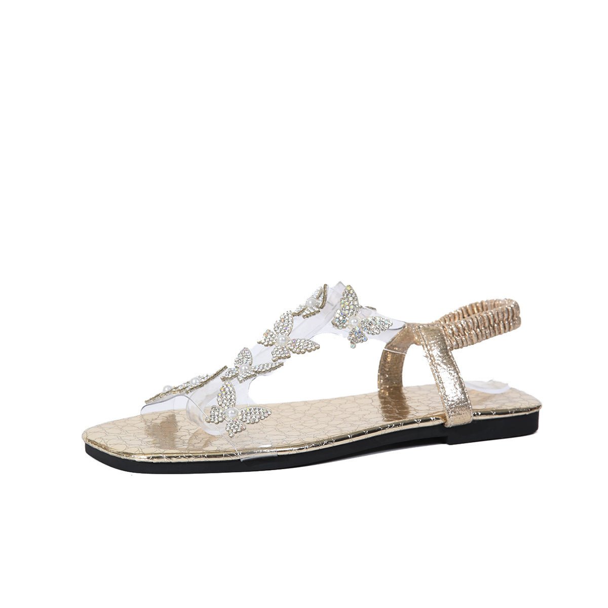 New Butterfly Rhinestone Sandals For Women - Tucan Trading