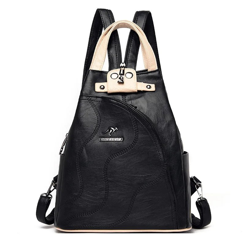 Women Leather Mini Backpack – Stylish &amp; Multi - Function - Tucan Trading