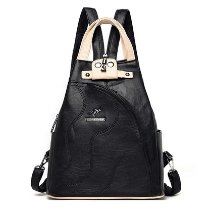 Women Leather Mini Backpack – Stylish &amp; Multi - Function - Tucan Trading