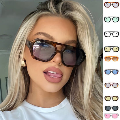 Ins Big Frame Leopard Sunglasses - Tucan Trading