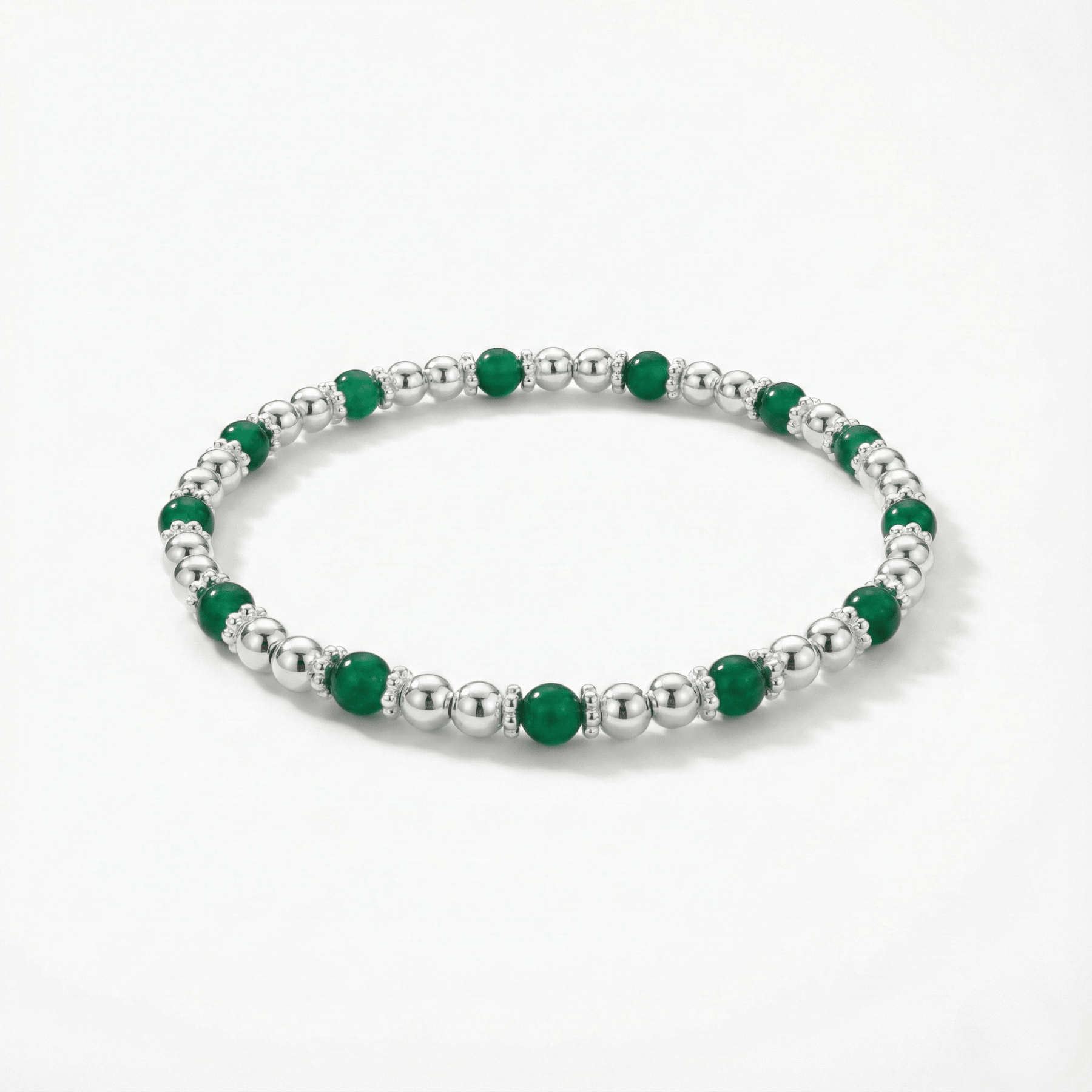 Handmade Green Agate Gemstone Jewellery Set - Tucan Trading