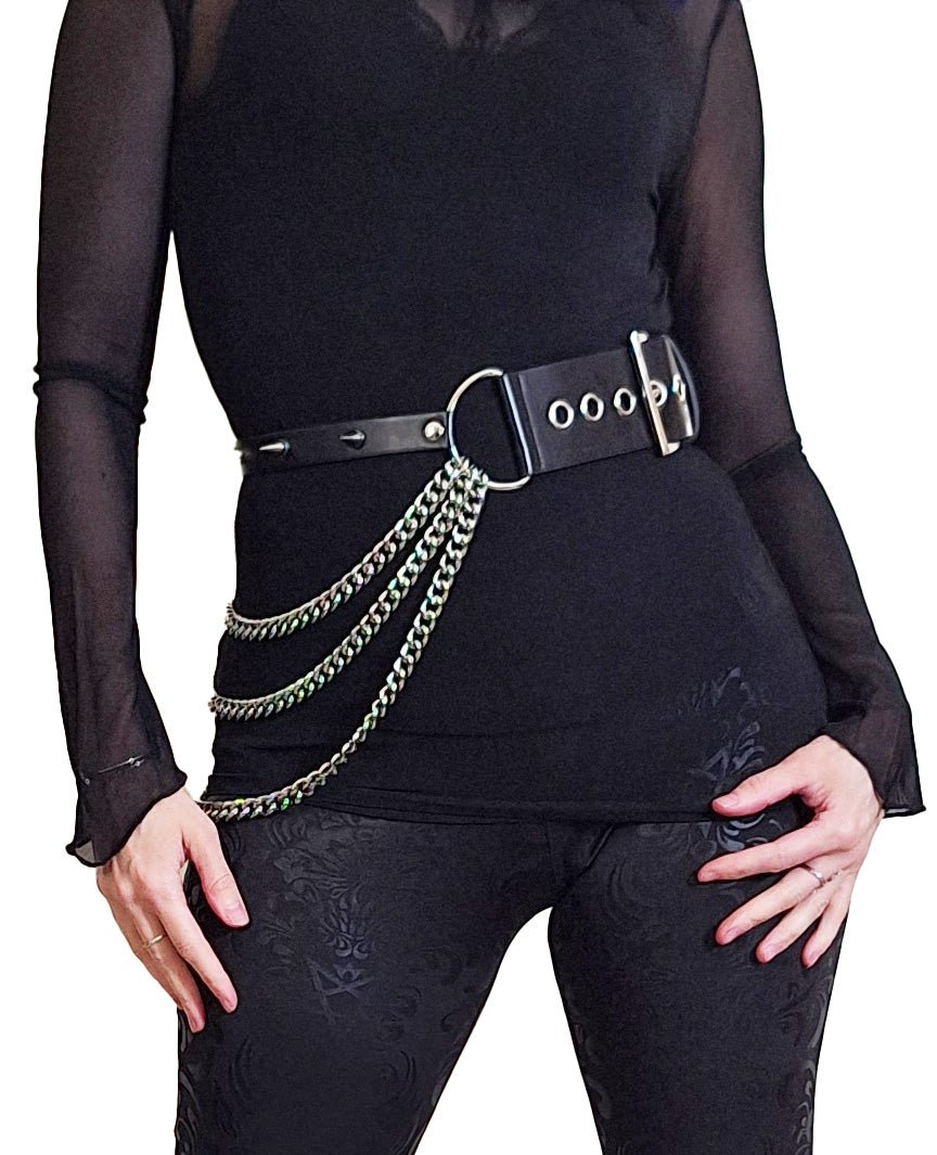 Necessary Evil Nyx Asymmetric Chain Belt - Tucan Trading